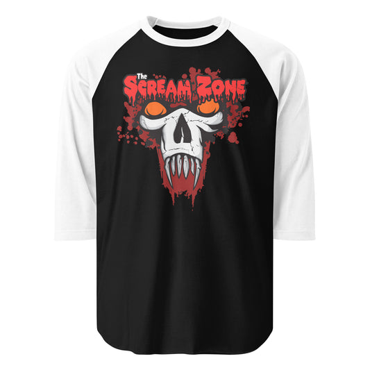 3/4 sleeve raglan shirt