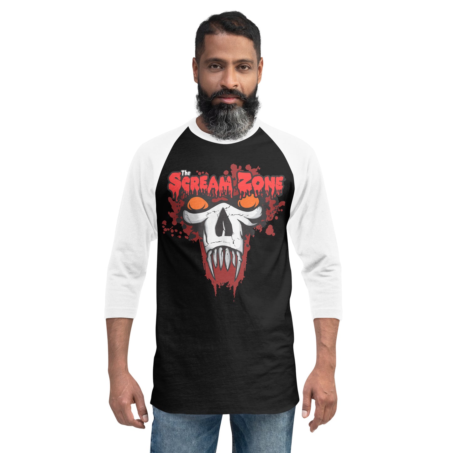 3/4 sleeve raglan shirt